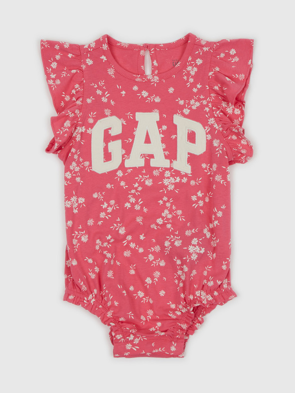 GAP Baby virágmintás body GAP