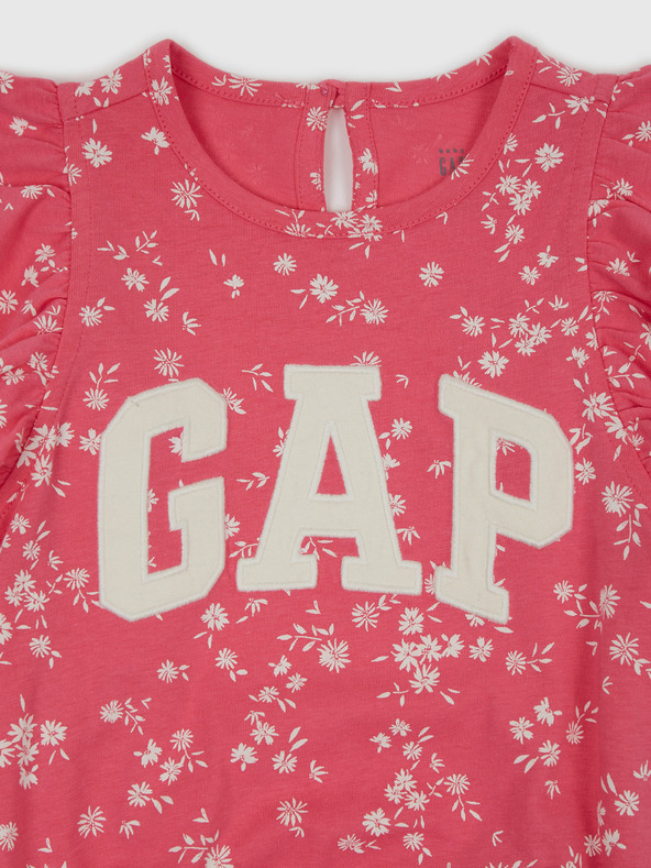 GAP Baby virágmintás body GAP