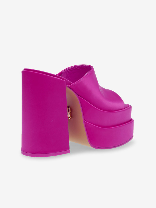 Steve Madden Sötétlila női sarkú szandál Steve Madden