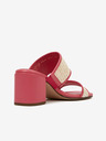 Högl Rózsaszín női bőr sarokpapucs Högl Marbella