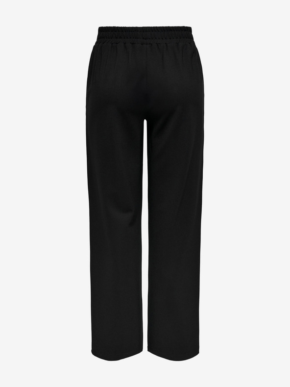 ONLY Fekete női széles szárú nadrág ONLY Pop