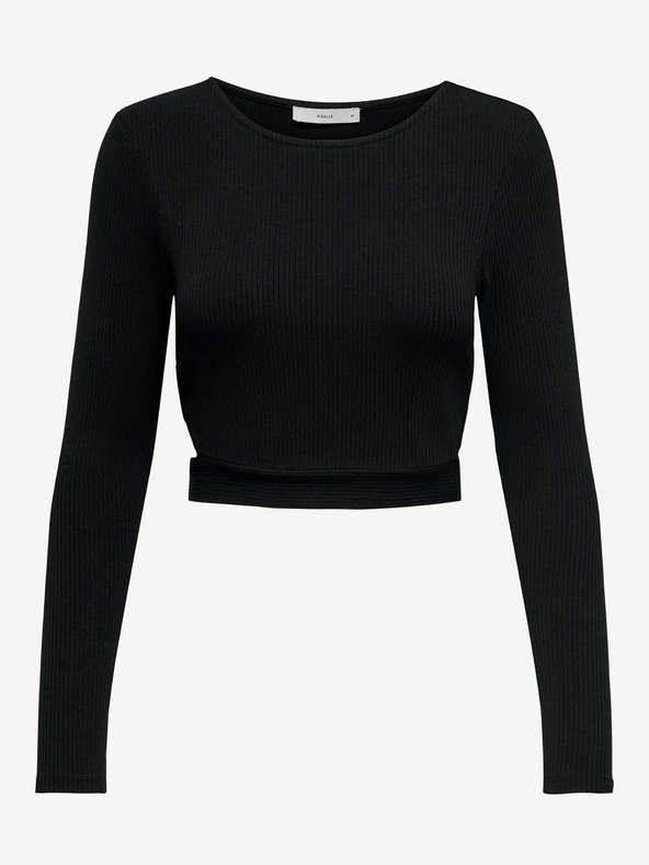 ONLY Fekete női póló szellőzőnyílásokkal ONLY Nikita