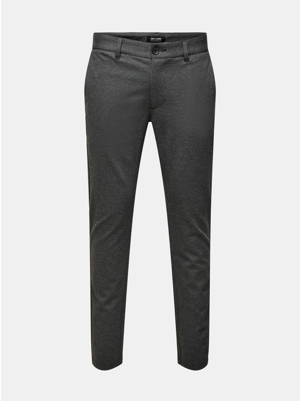 ONLY & SONS Sötétszürke férfi chino nadrág ONLY & SONS Mark