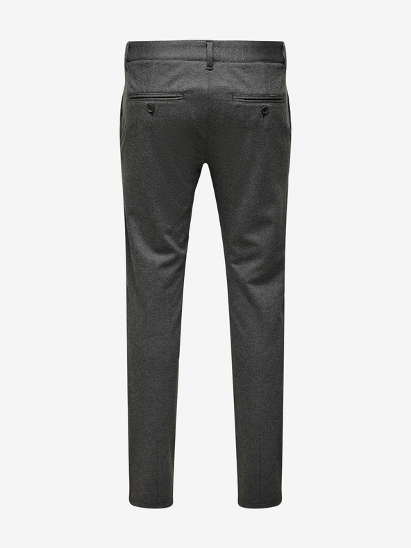 ONLY & SONS Sötétszürke férfi chino nadrág ONLY & SONS Mark
