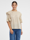Orsay ORSAY Bézs női csíkos póló