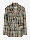 Noisy May Bézs női túlméretezett kockás kabát Noisy May Laura