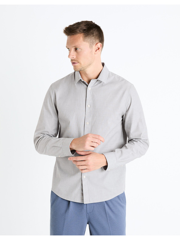 Celio Világosszürke férfi Celio Fafile póló