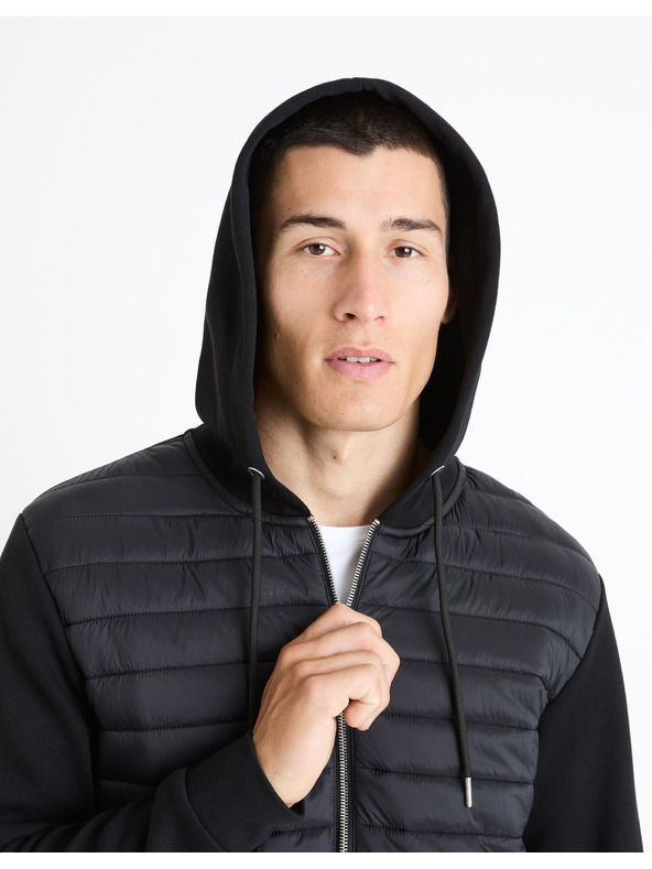 Celio Fekete férfi Celio Fequiltelt kabát