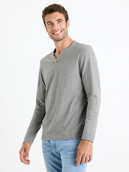 Celio Szürke férfi póló Celio Fegetiml