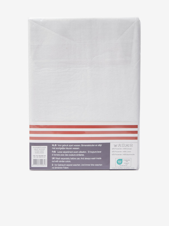 Good Morning 90/100x200 Fehér Good Morning védőlepedő - Fehér Good Morning védőlepedő