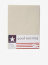 Good Morning 140 x 200 cm - Bézs színű sztreccs lepedő Good Morning