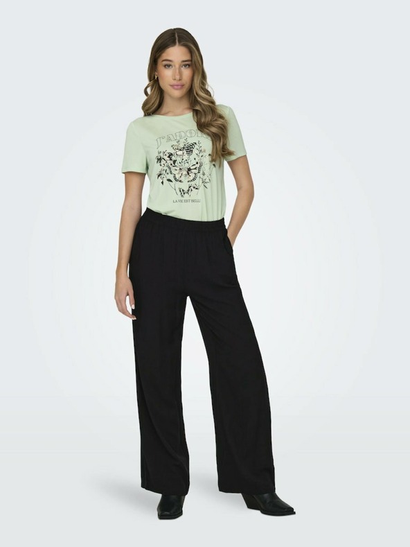 ONLY Világoszöld női póló ONLY Free Free