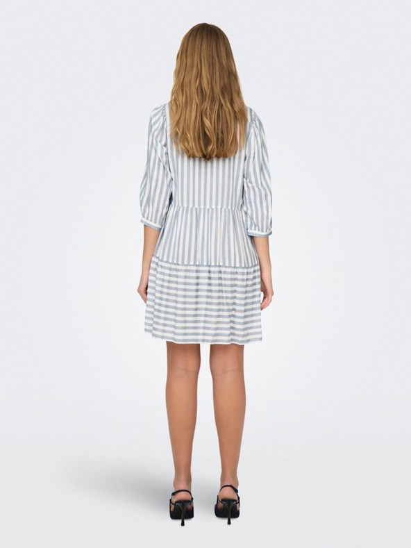 ONLY Kék-fehér női csíkos ruha ONLY Kaya Kaya