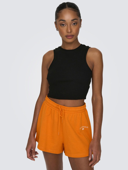 ONLY Fekete női crop top tank top ONLY Vilma Vilma