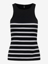 ONLY Fekete női csíkos tank top ONLY Kenya