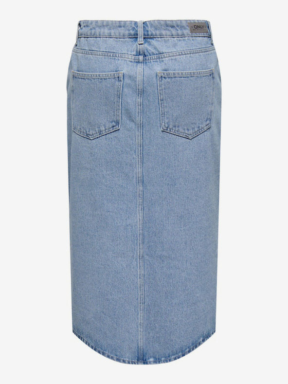 ONLY Világoskék Női farmernadrág Midi szoknya ONLY Bianca