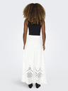 ONLY Fehér női maxiszoknya ONLY Roxanne Roxanne