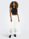 ONLY Fehér női maxiszoknya ONLY Roxanne Roxanne