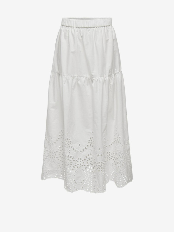 ONLY Fehér női maxiszoknya ONLY Roxanne Roxanne