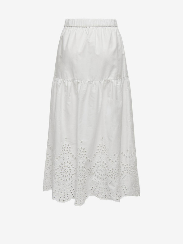 ONLY Fehér női maxiszoknya ONLY Roxanne Roxanne