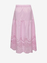 ONLY Világos rózsaszín női maxiszoknya ONLY Roxanne Roxanne