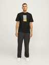 Jack & Jones Fekete Jack & Jones Aruba férfi póló