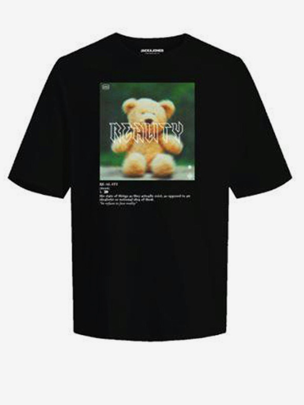 Jack & Jones Fekete Férfi Jack & Jones Reality póló