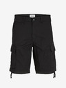 Jack & Jones Fekete Férfi Cargo rövidnadrág Jack & Jones Cole