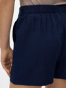 Vero Moda Sötétkék női lenvászon keverék rövidnadrág Vero Moda Jesmilo