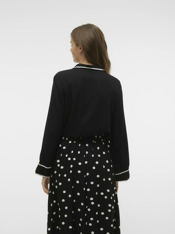 Vero Moda Fekete női Vero Moda Bumpy pólóing