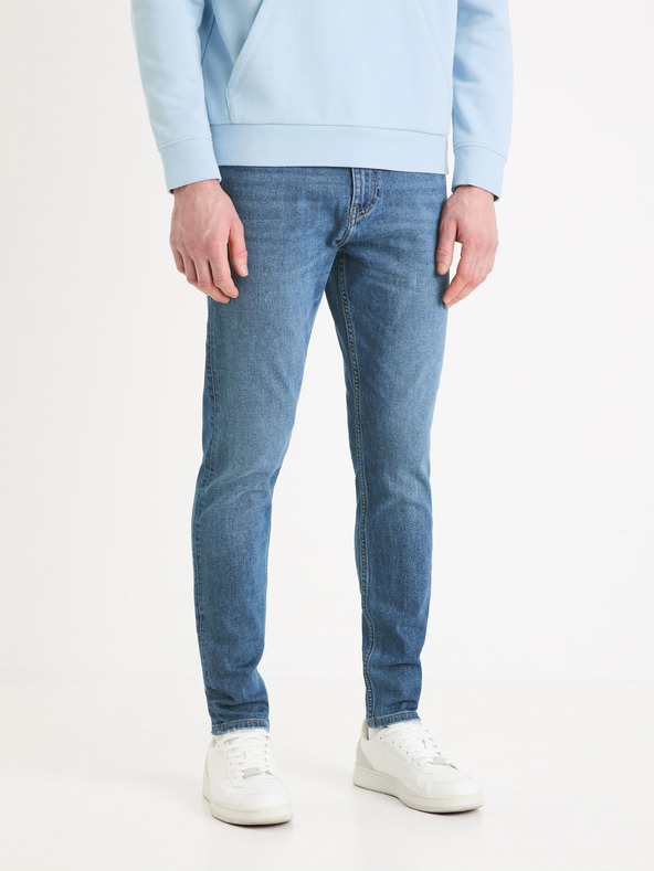 Celio Kék skinny fit farmer Celio Foskinny