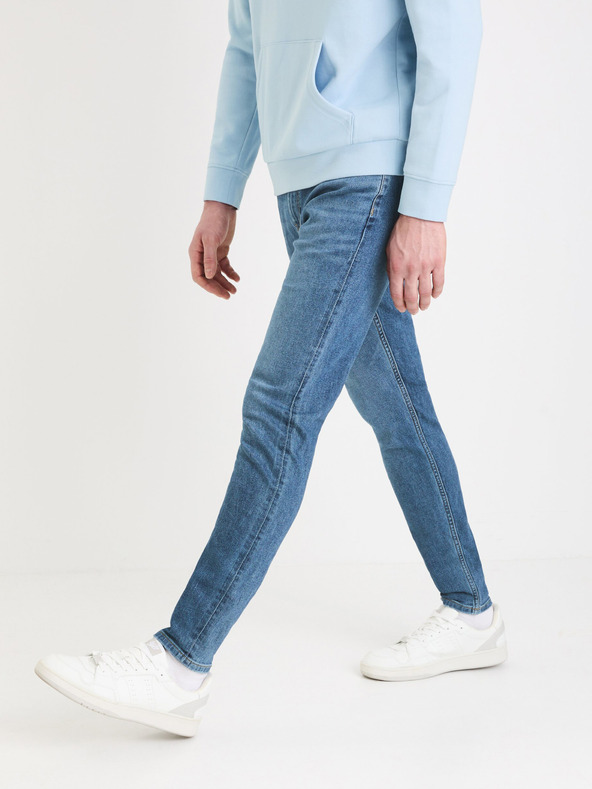 Celio Kék skinny fit farmer Celio Foskinny