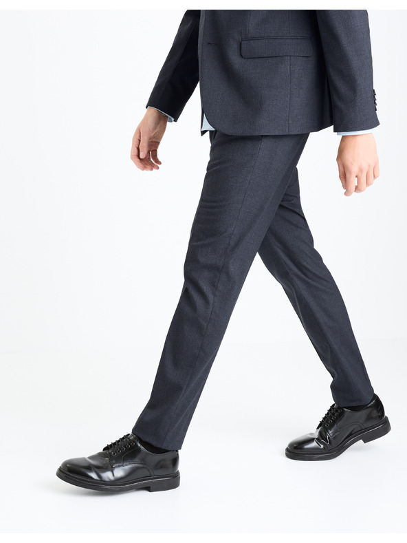 Celio Sötétkék férfi kosztümnadrág Celio Fopdg