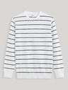 Celio Fehér férfi csíkos alap pulóver Celio Decoton