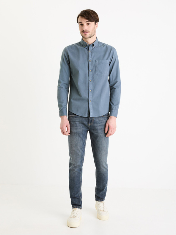 Celio Kék férfi póló Celio Gapeach