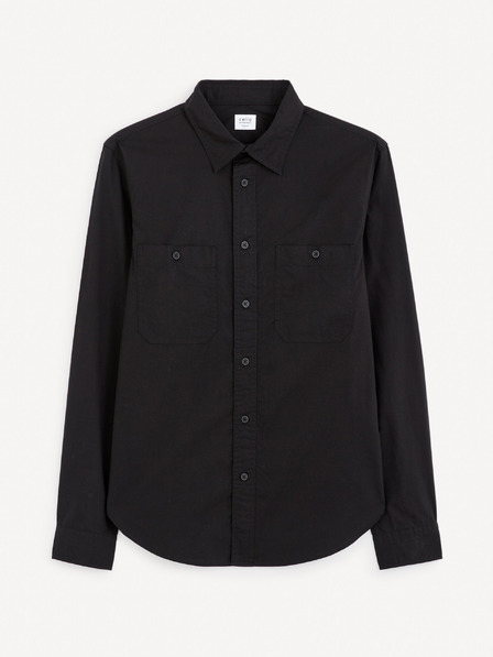Celio Fekete férfi ing Celio Gagusti2