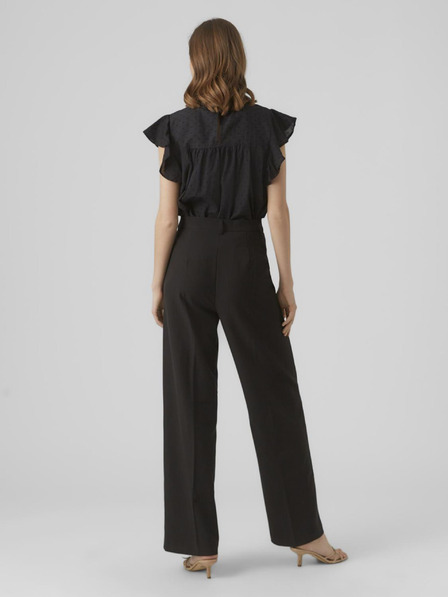 Vero Moda Fekete női blúz csipkével Vero Moda Trine Trine