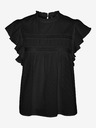 Vero Moda Fekete női blúz csipkével Vero Moda Trine Trine