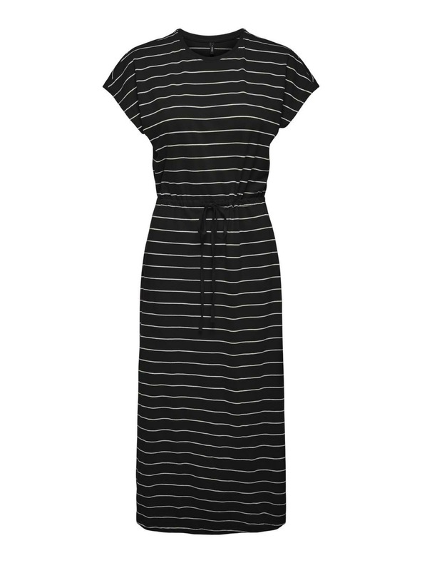 ONLY Fekete női csíkos midi ONLY May