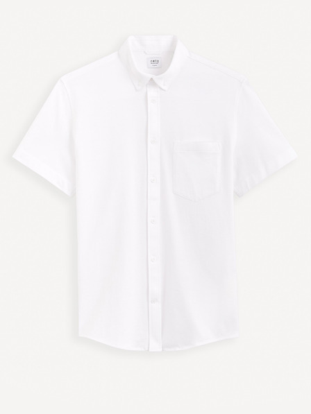 Celio Fehér férfi rövid ujjú ing Celio Barik