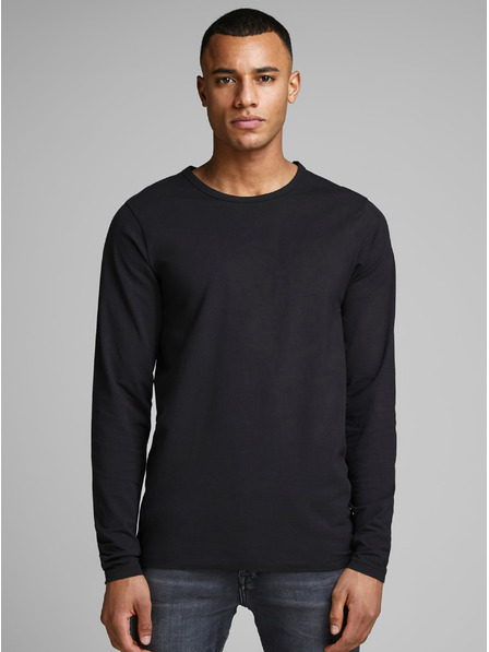 Jack & Jones Jack & Jones fekete férfi alap póló