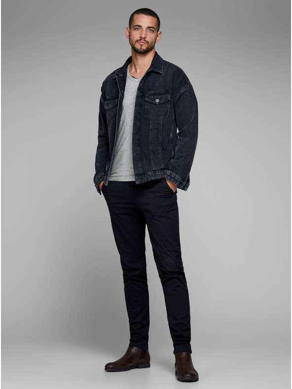 Jack & Jones Világosszürke, csíkos Jack & Jones Basic póló