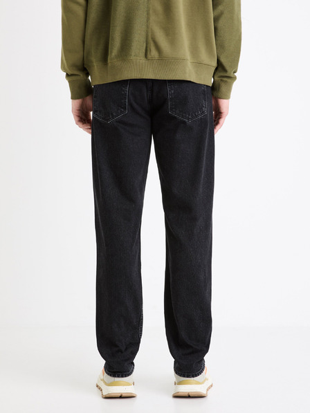 Celio Fekete férfi Celio C15 egyenes Fodroit 30 farmer