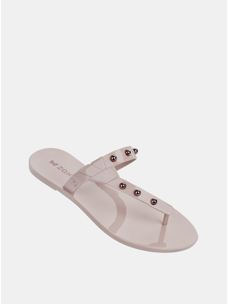 Zaxy Világos rózsaszínű flip flop rózsaarany részletekkel Zaxy Spike