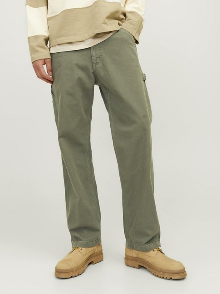 Jack & Jones Khaki Jack & Jones Eddie férfi nadrág