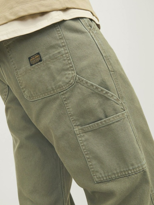 Jack & Jones Khaki Jack & Jones Eddie férfi nadrág
