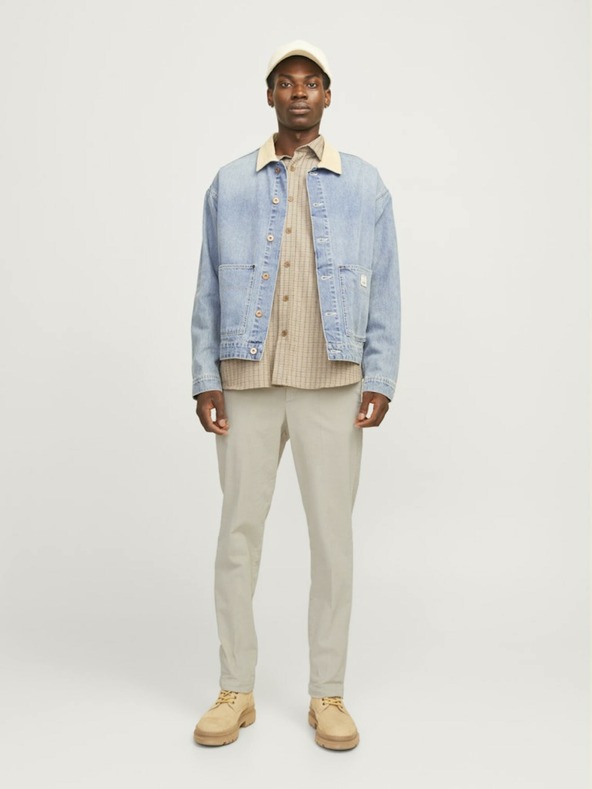 Jack & Jones Bézs férfi kordbársony nadrág Jack & Jones Tace