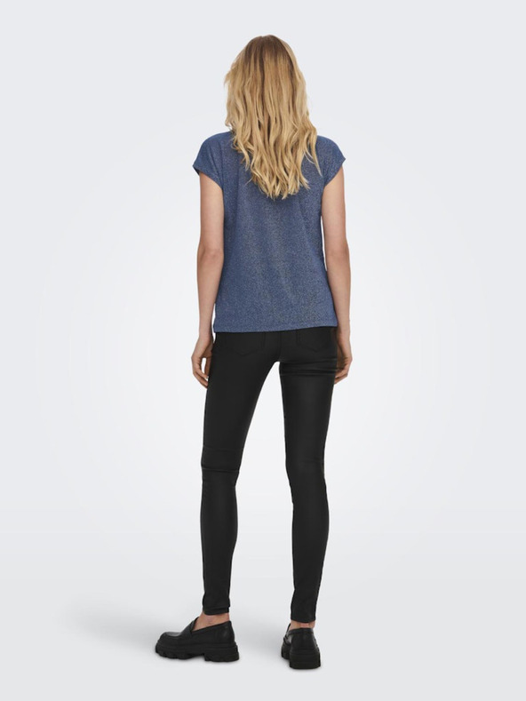 ONLY Kék Női ONLY Silvery póló Női ONLY Silvery póló