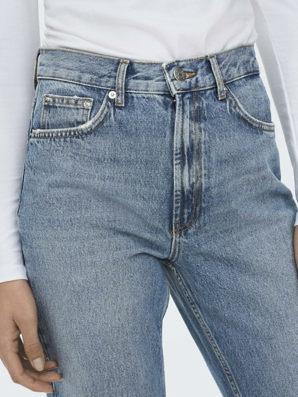 ONLY Kék női egyenes szabású farmernadrág ONLY Riley