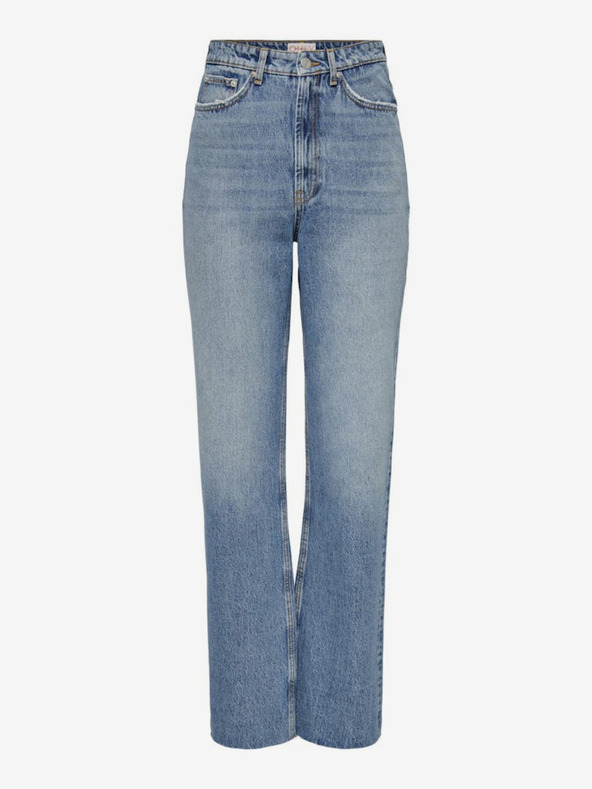 ONLY Kék női egyenes szabású farmernadrág ONLY Riley